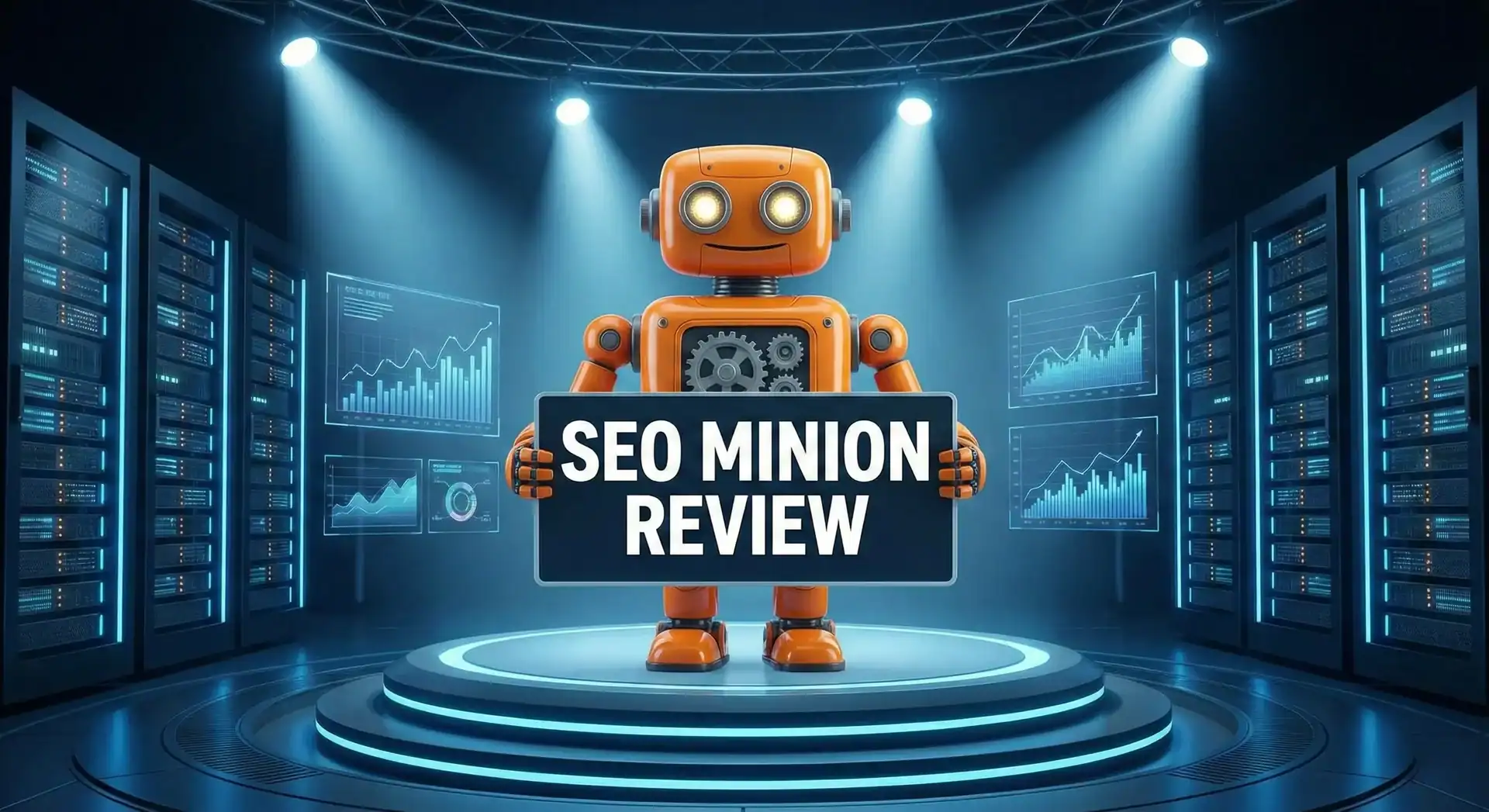 A featured image for the SEO Minion extension review article.