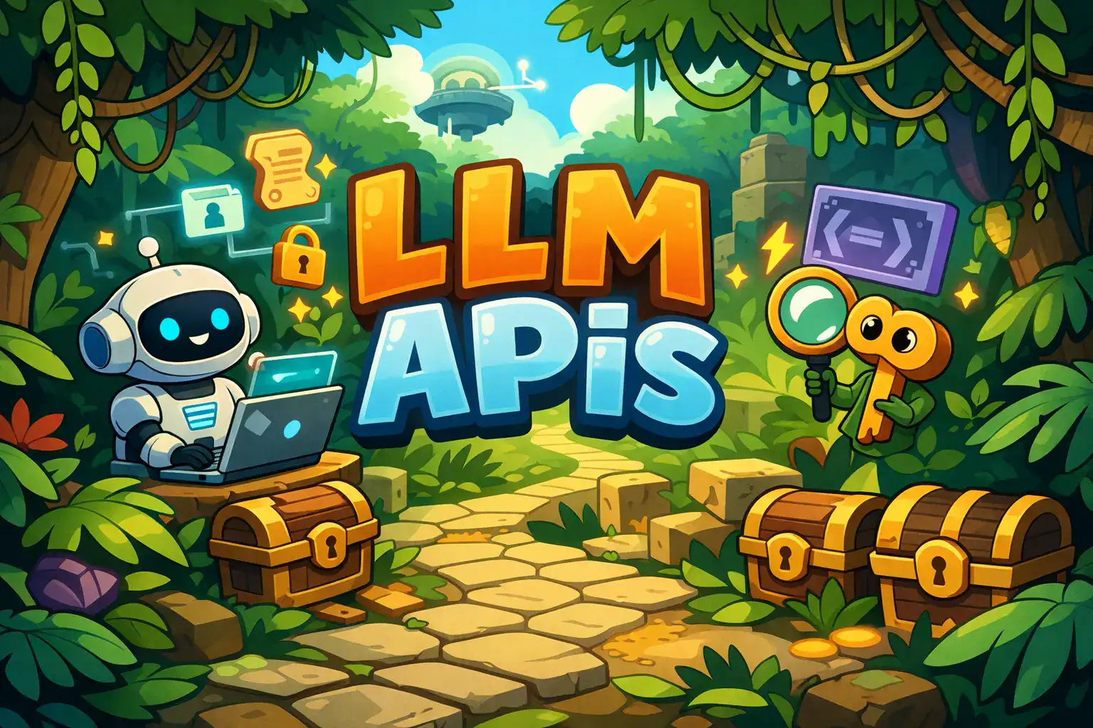 A featured image for the Major LLM APIs article.